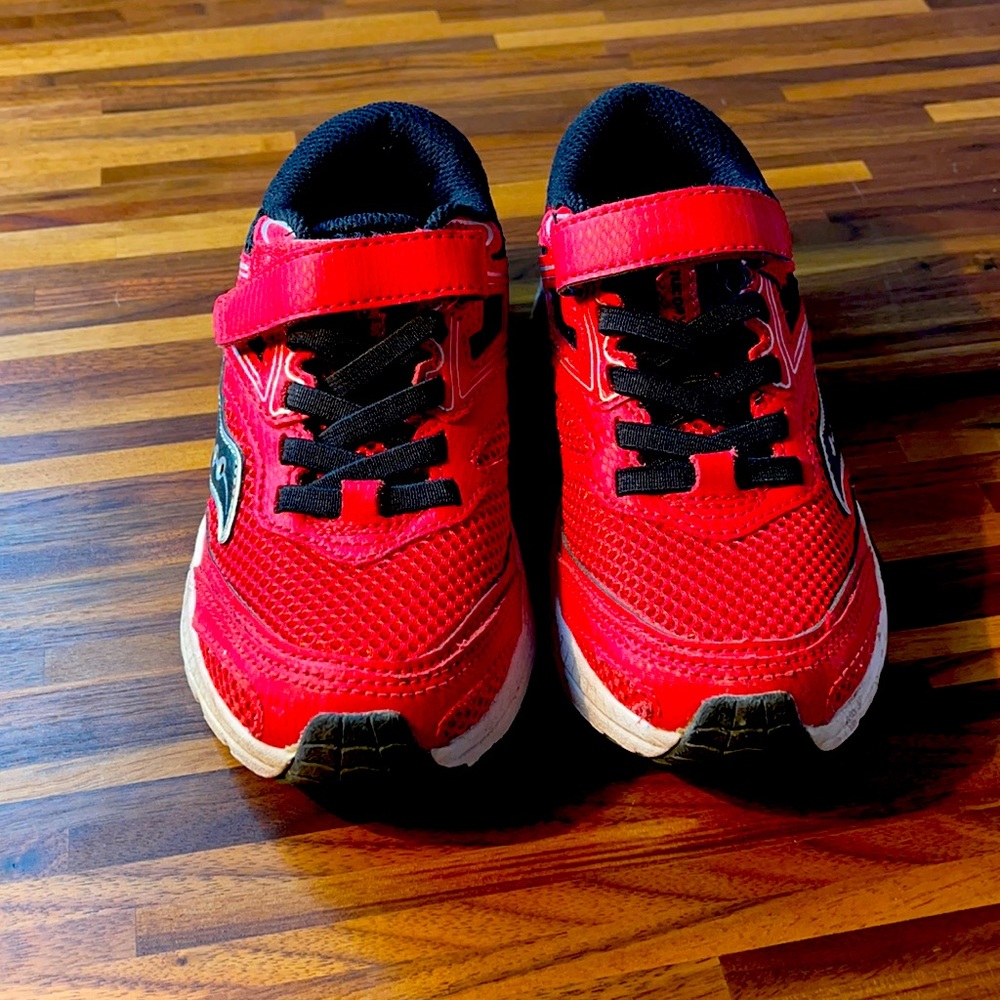 Red Saucony Sneaker Toddler Boy size 11
